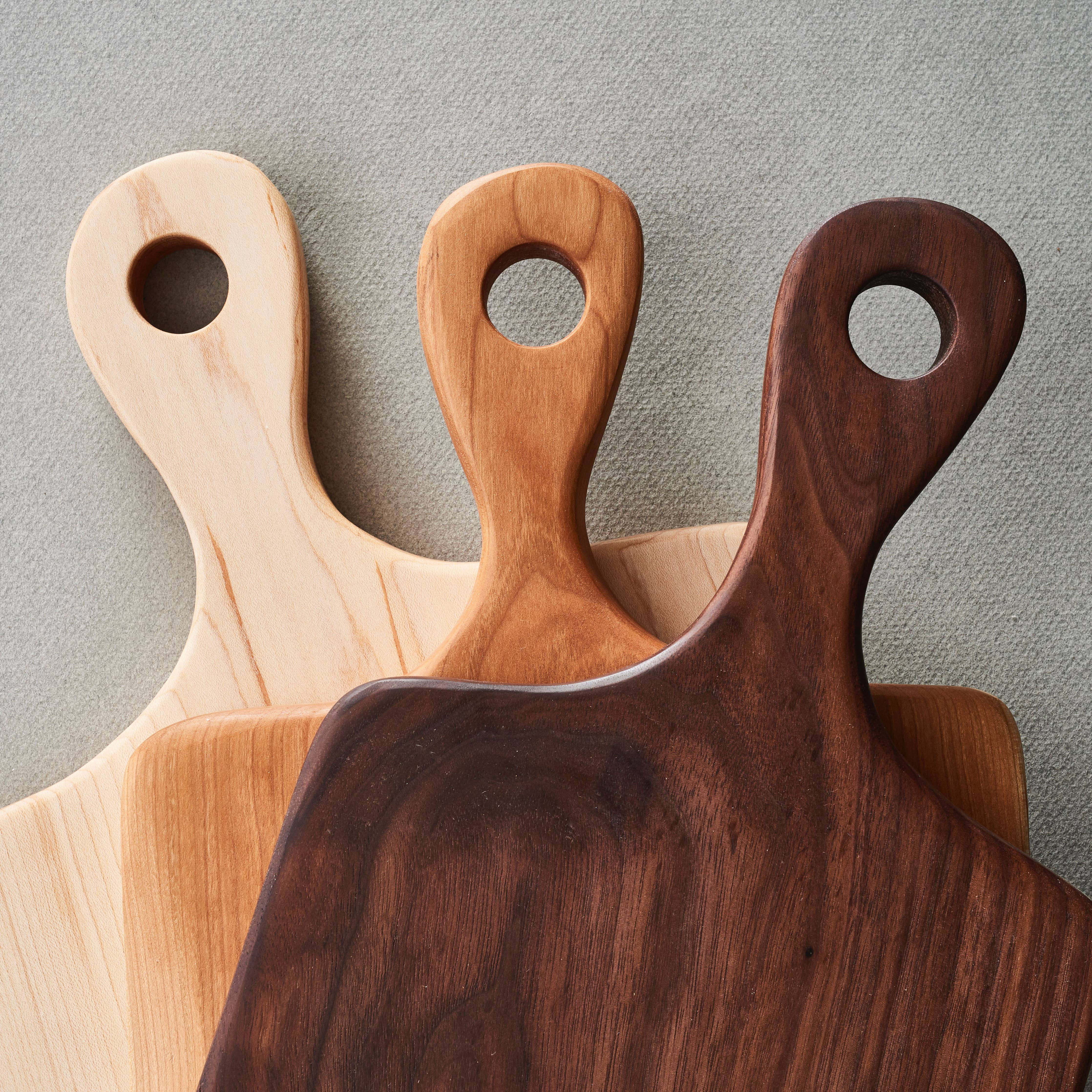 Handled Hardwood Serving Board