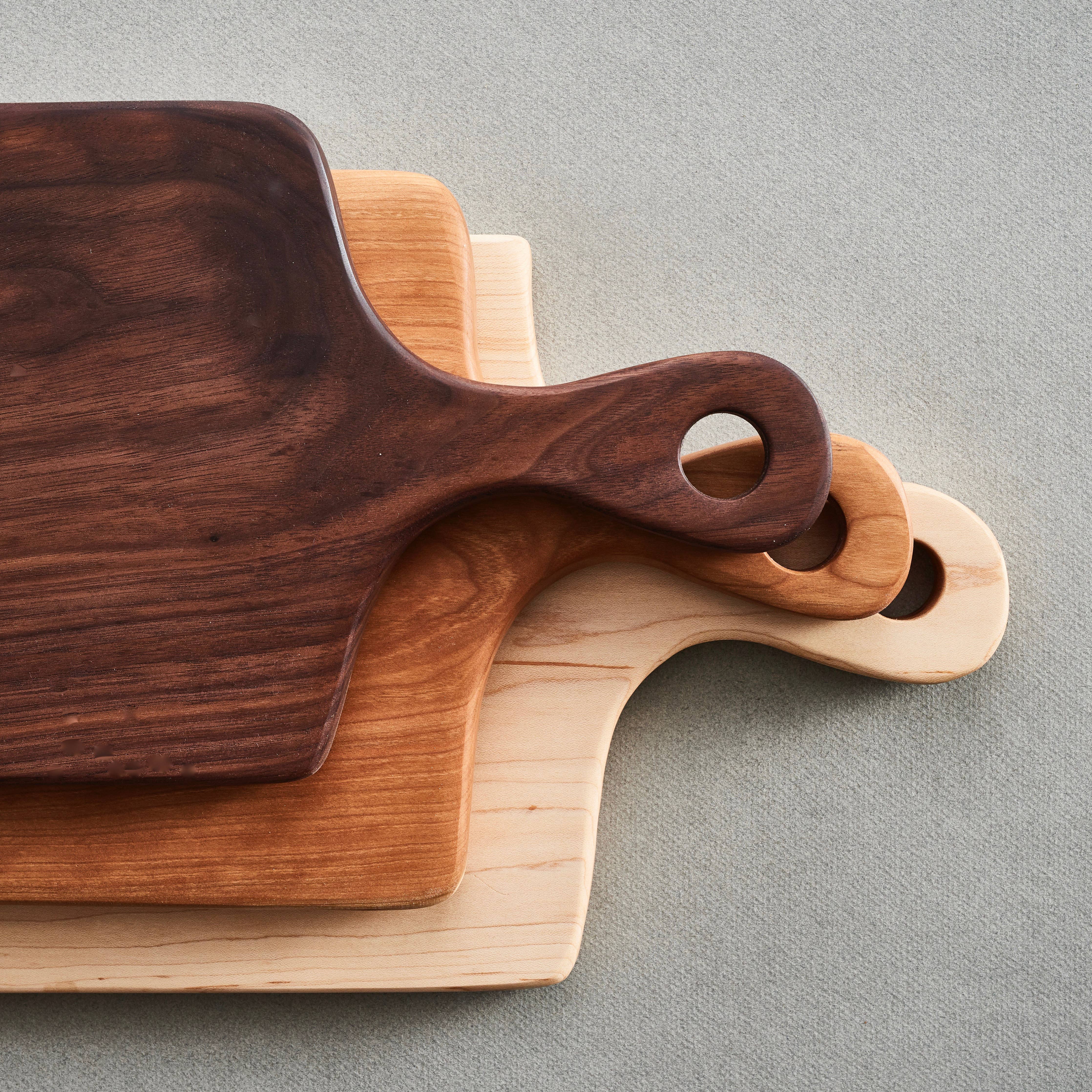 Handled Hardwood Serving Board