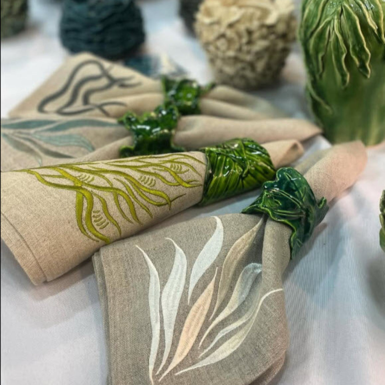 Oak Leaf Napkin Rings
