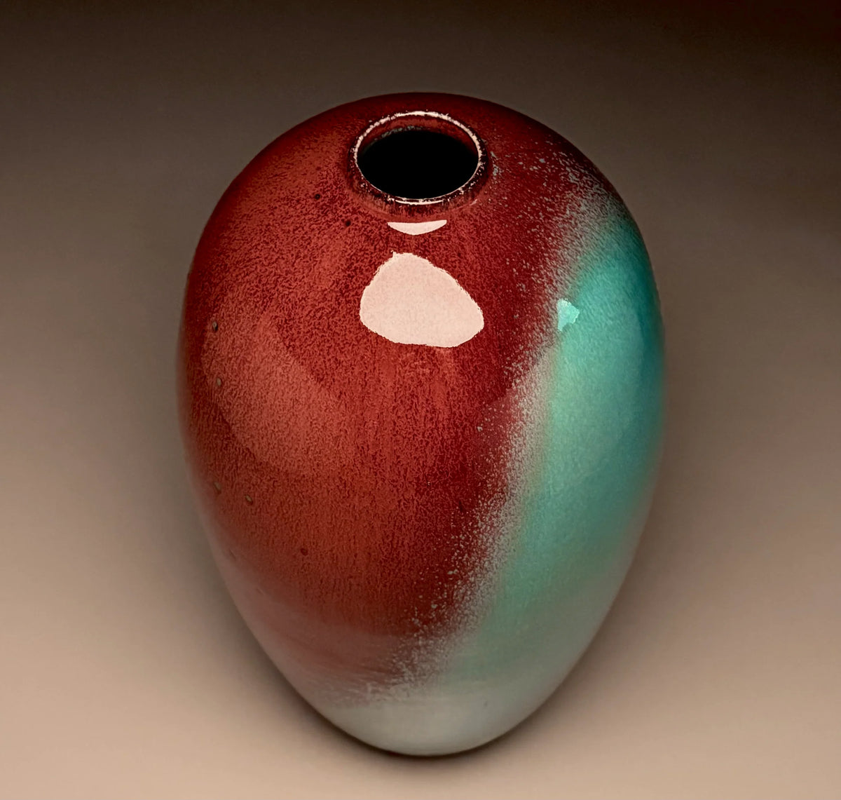 Egg Vase in Chinese Blue, 12.5"