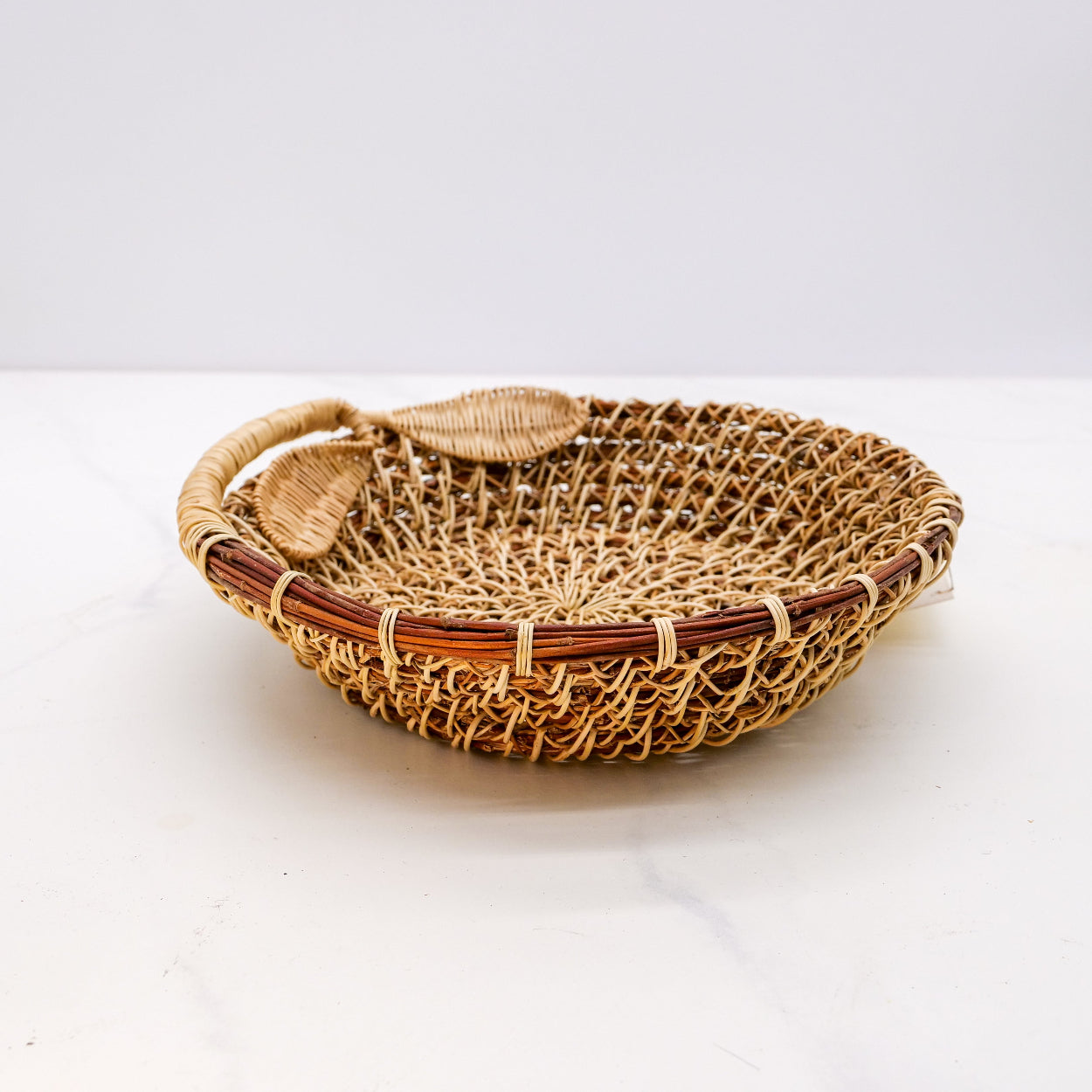 9inch Leaf Honeysuckle Basket
