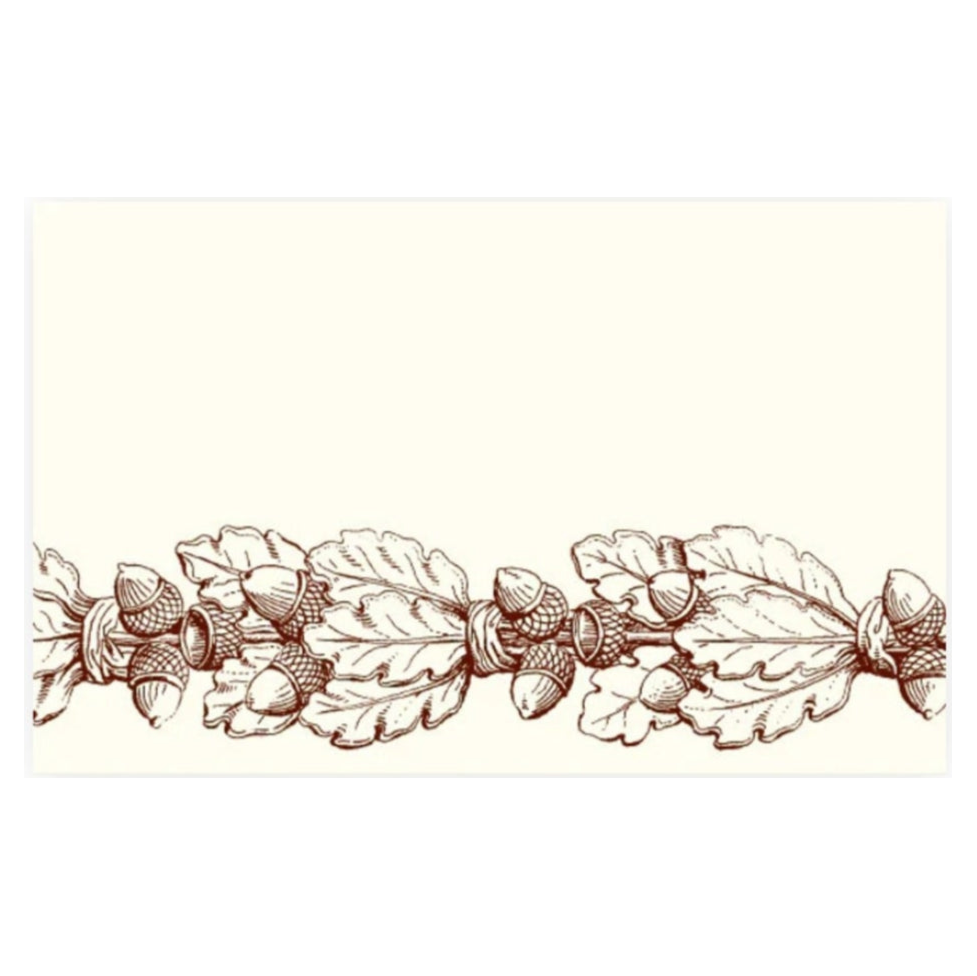 Acorn Border Place Card