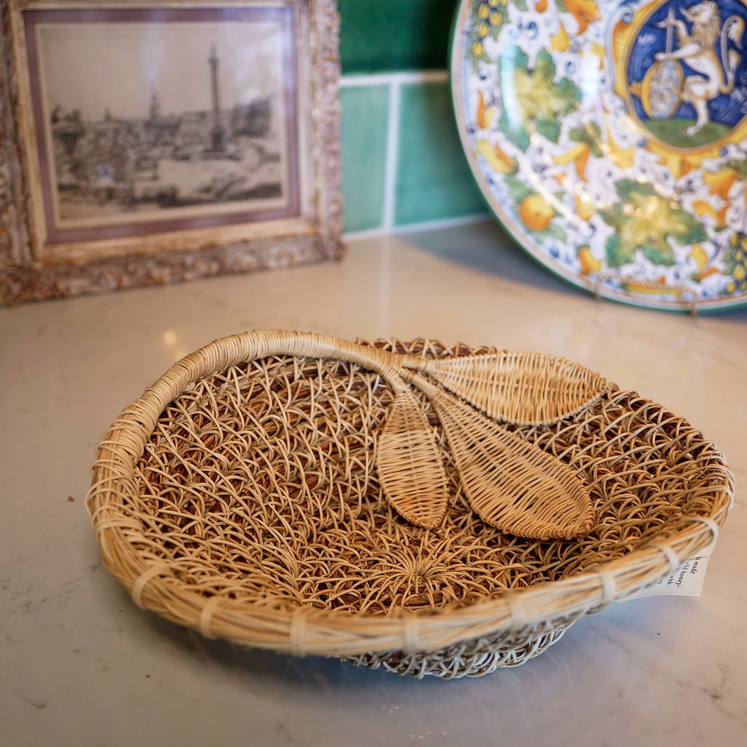 Oval Leaf 13" Basket