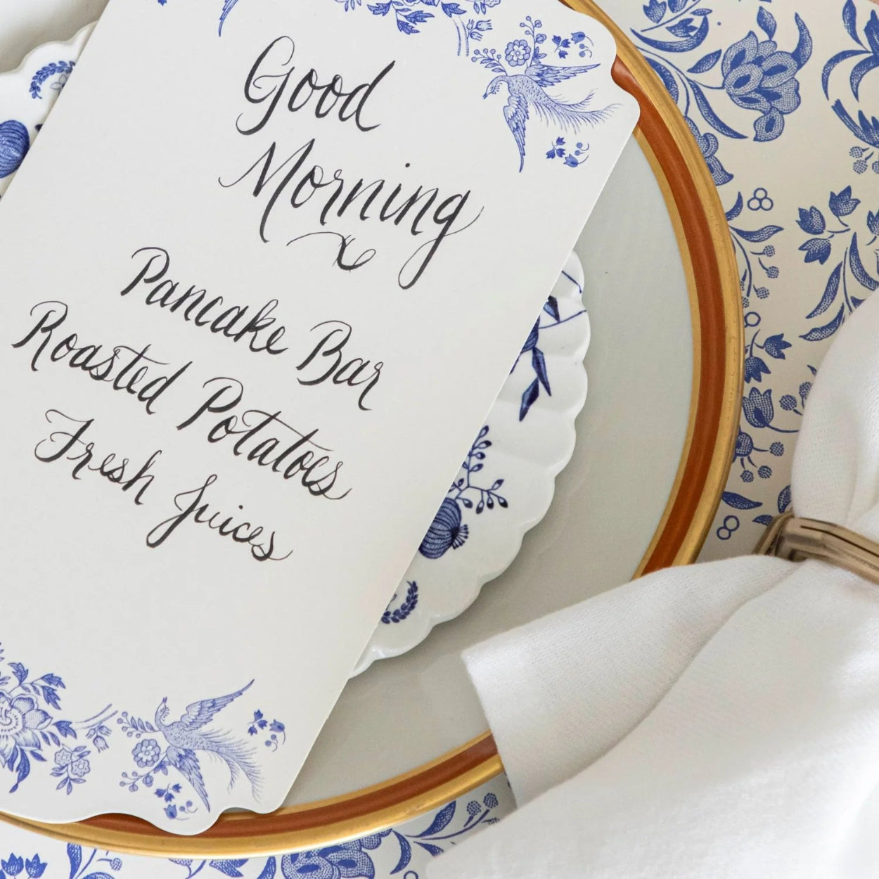 Asiatic Pheasants Table Card