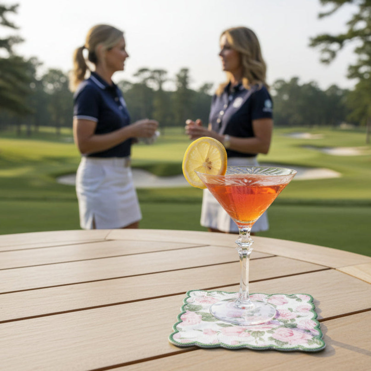 Carline Rose Cocktail Napkin set