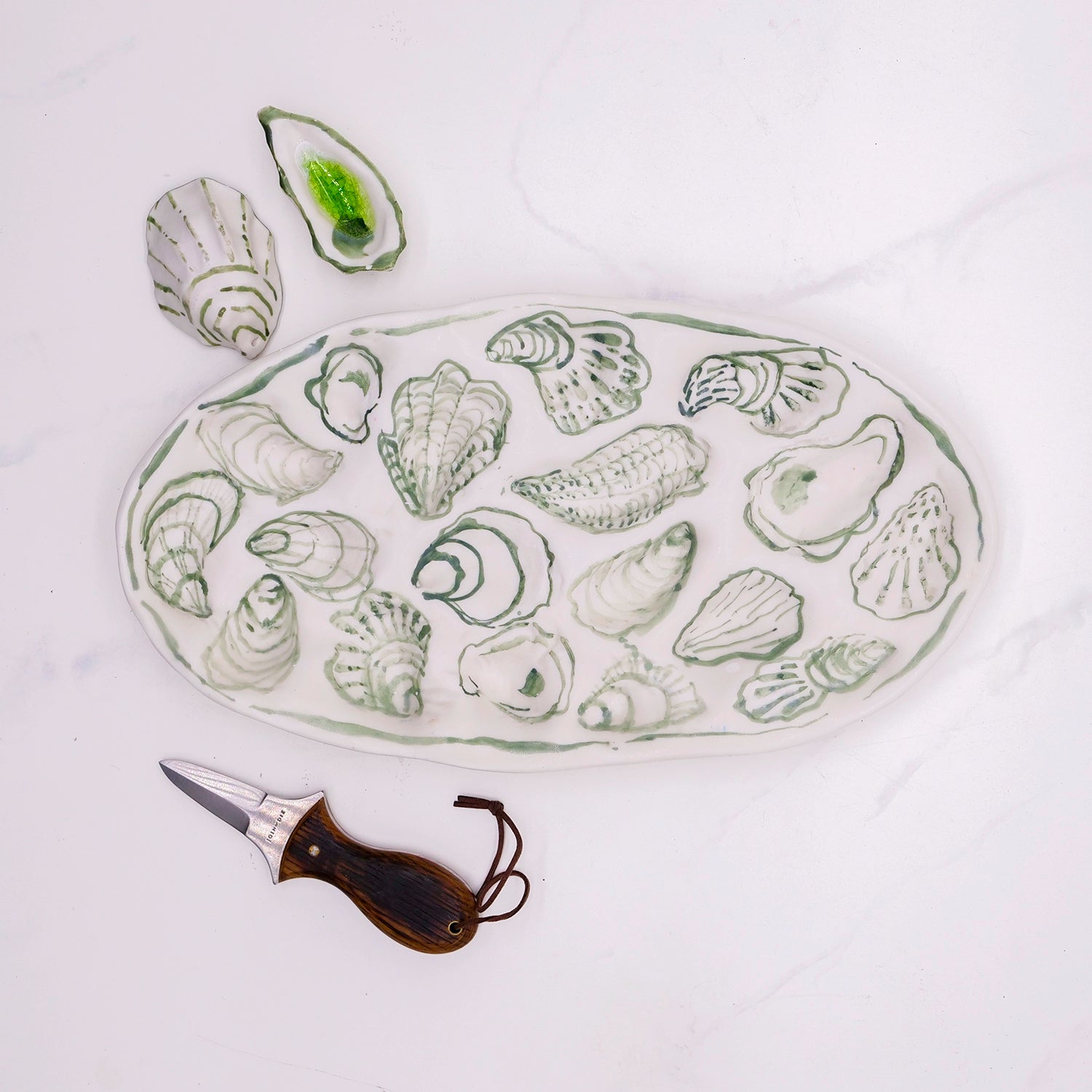 Large Handmade Oyster Platter