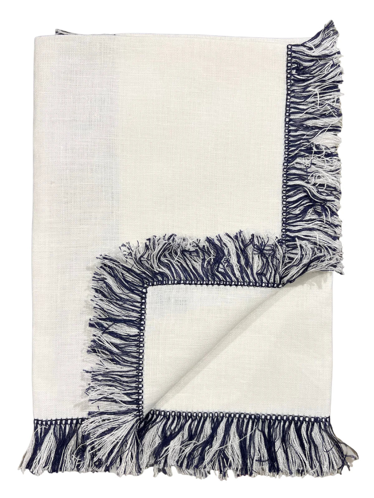 Hand Knotted Fringe Dinner Napkins