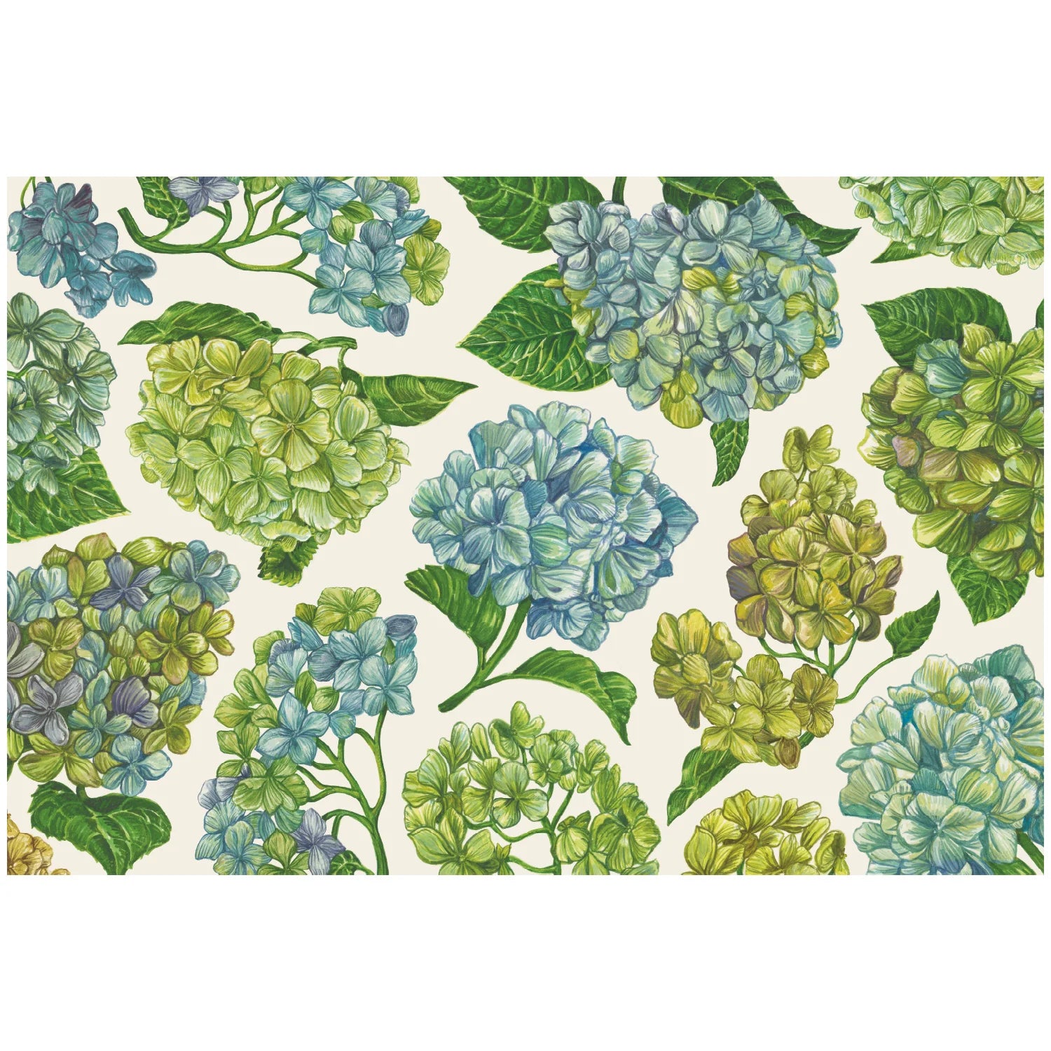Hydrangea Blooms Placemats