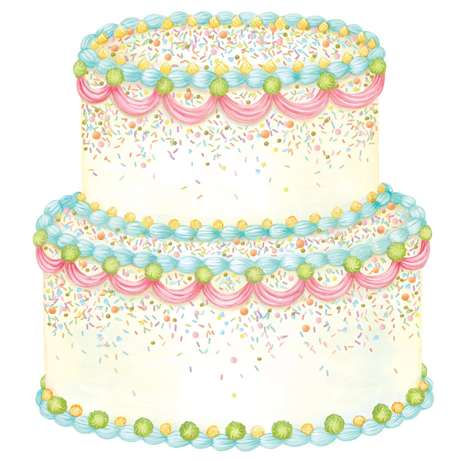 Birthday Cake Die Cut Placemat