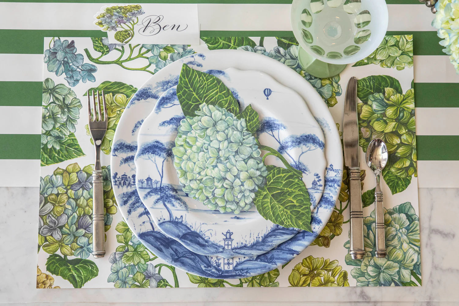 Hydrangea  Place Cards