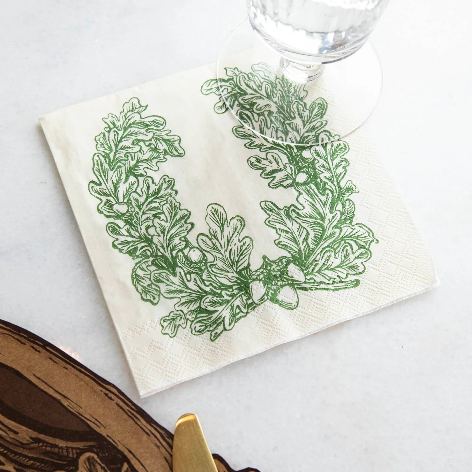 Oak Leaf Cocktail Napkins