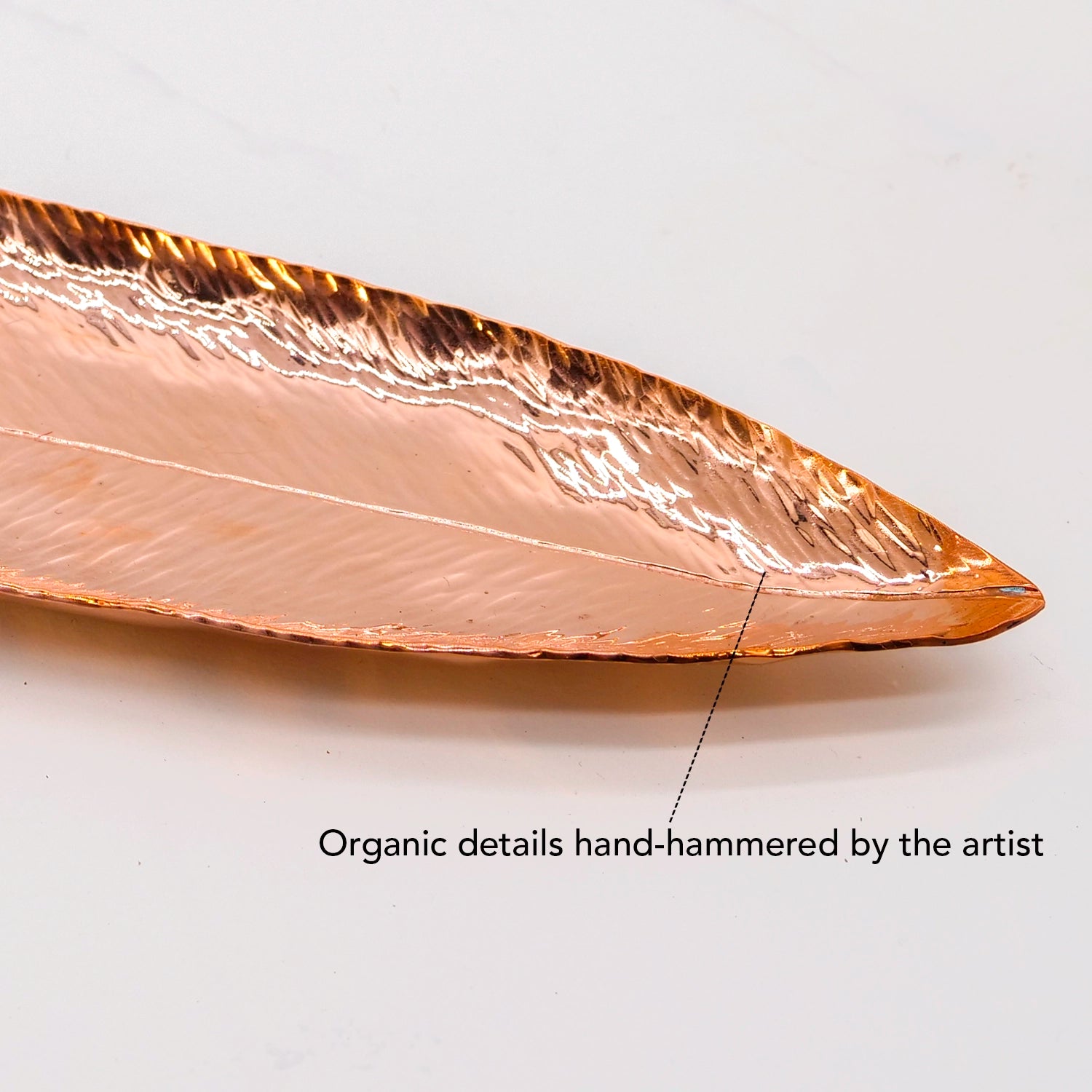 Copper Olive Serving Tray and Pit Holder