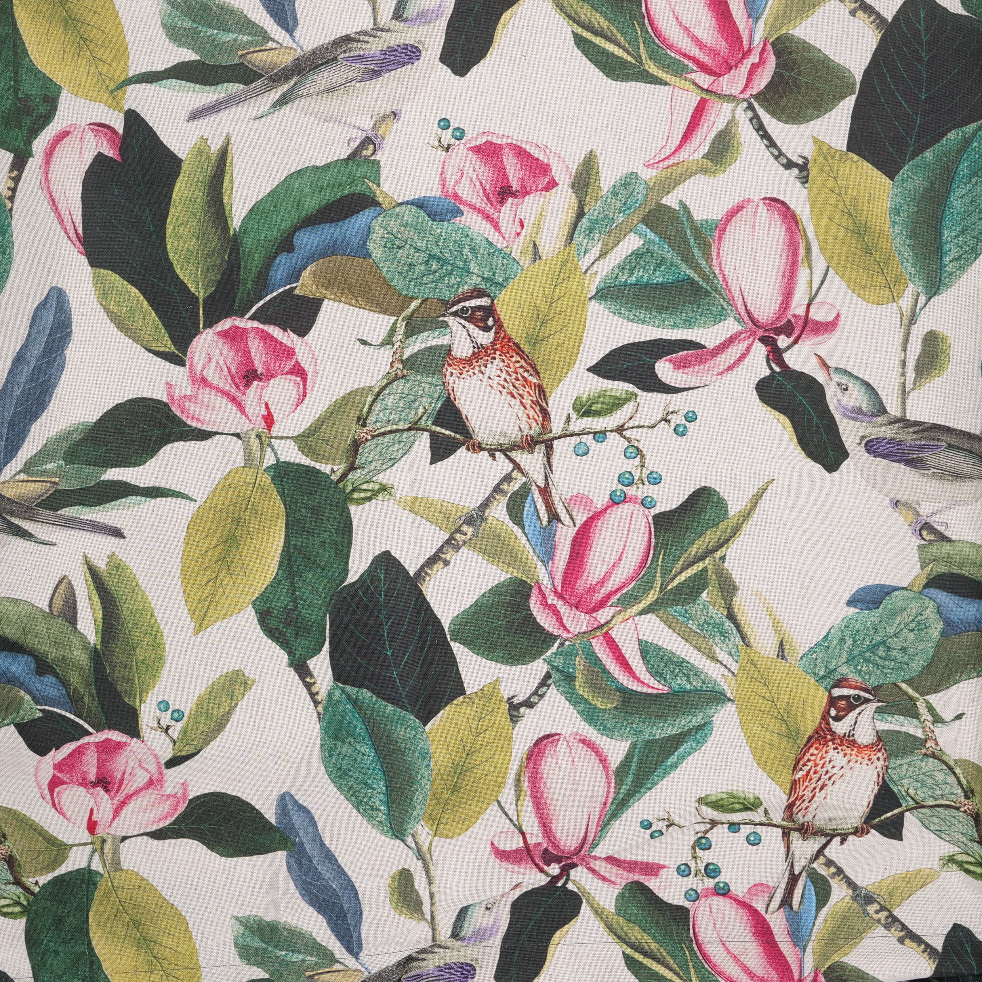 Lujan Sparrows and Magnolias Tablecloth