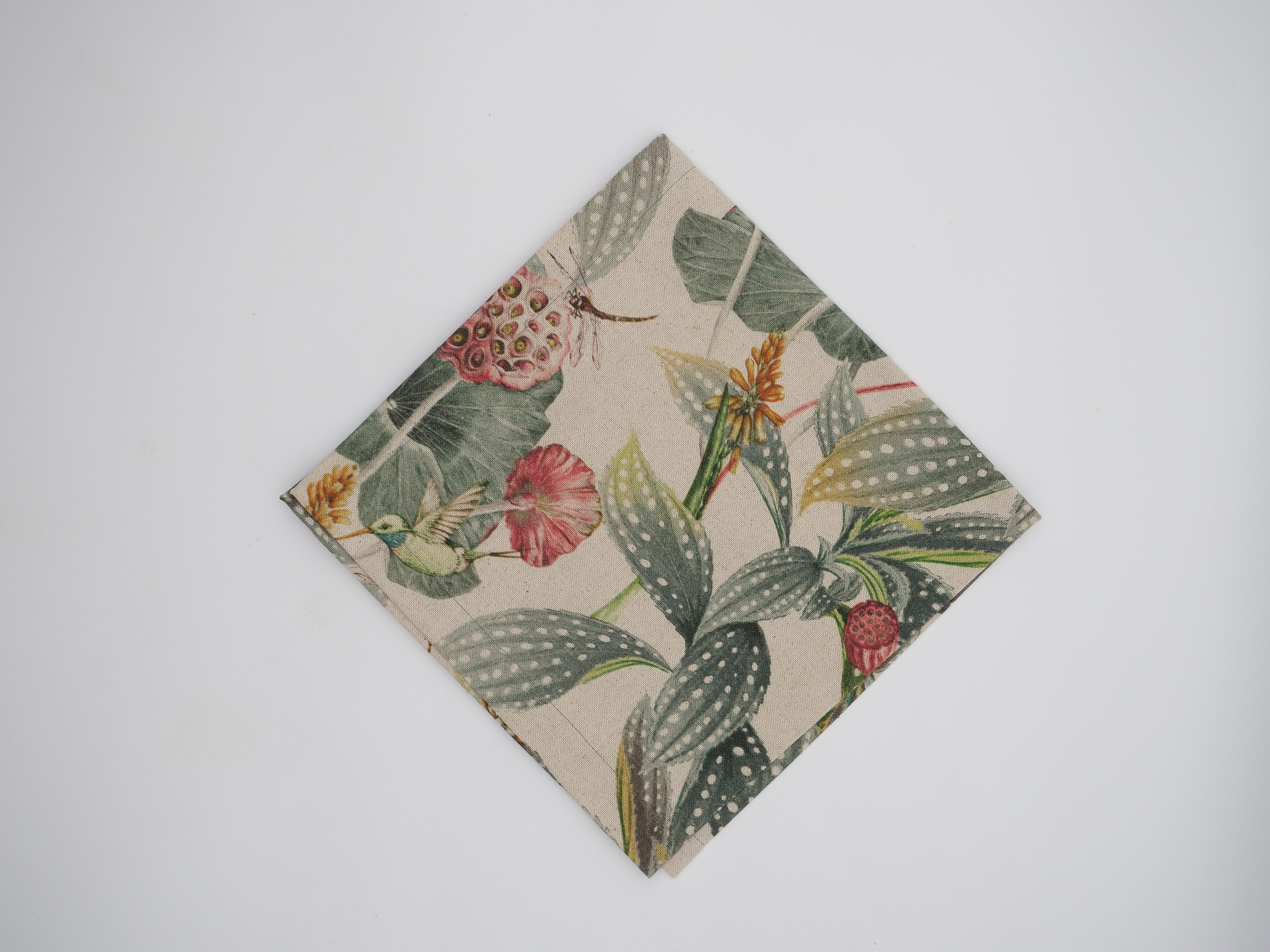 Dragonfly Linen Napkins 18 X 18