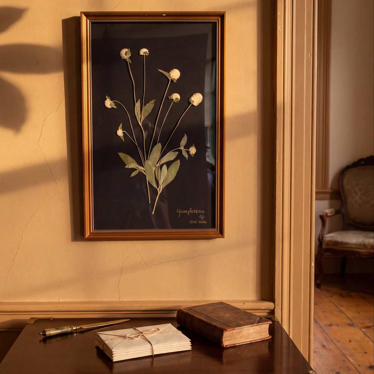 Pressed Botanical Gomphrena