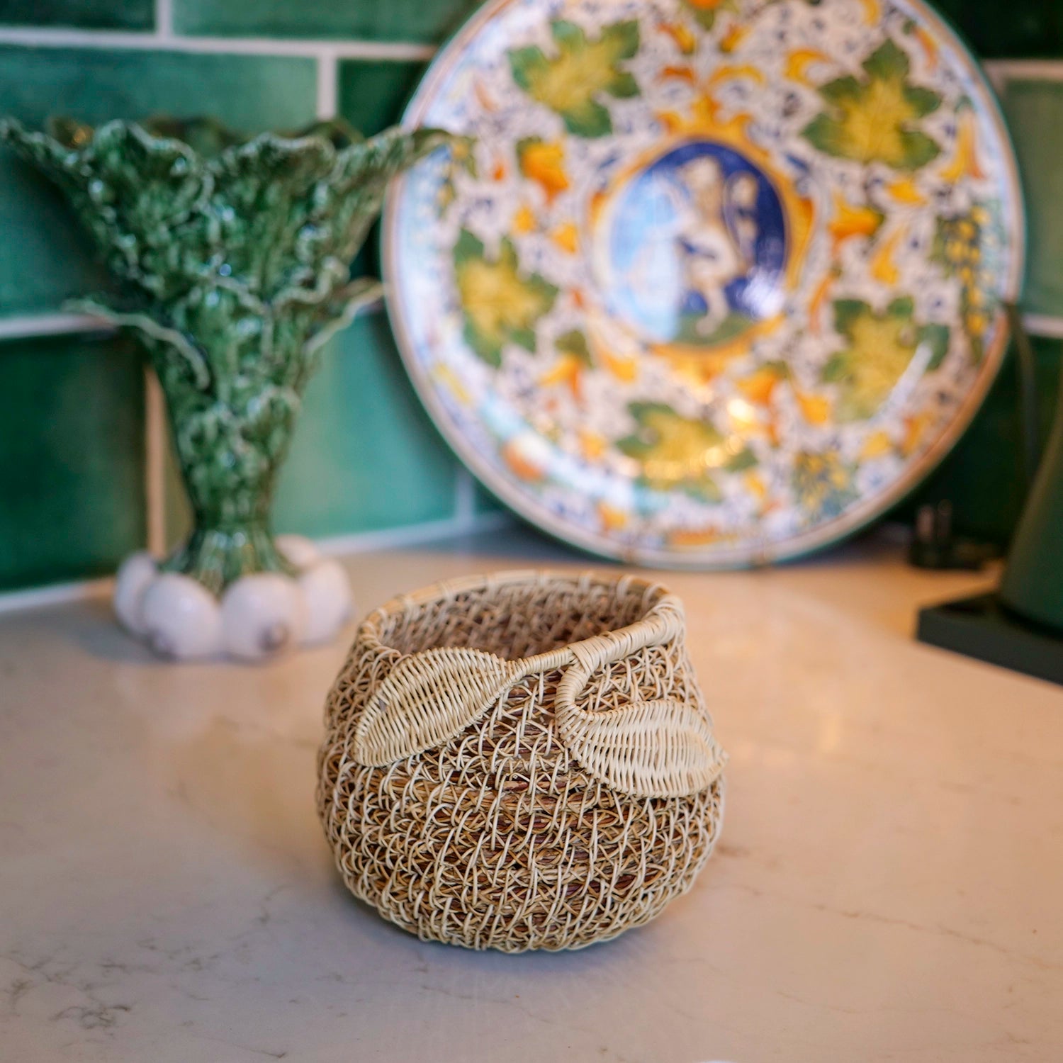 Round Leaf Basket