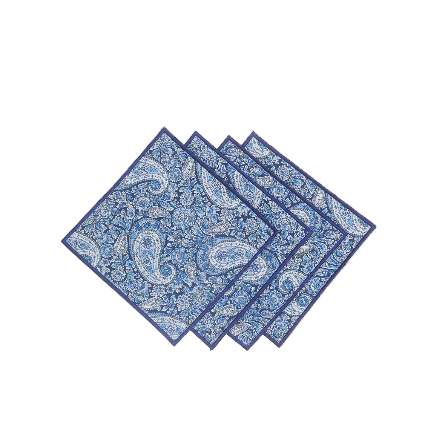 A set of cocktail napkins using Liberty of London's Lee Manor pattern.