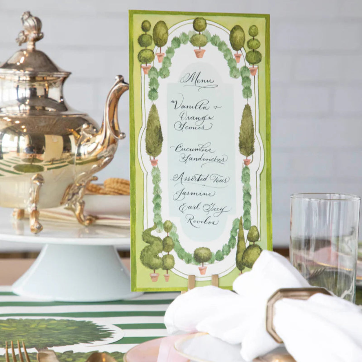 Topiary Table Cards