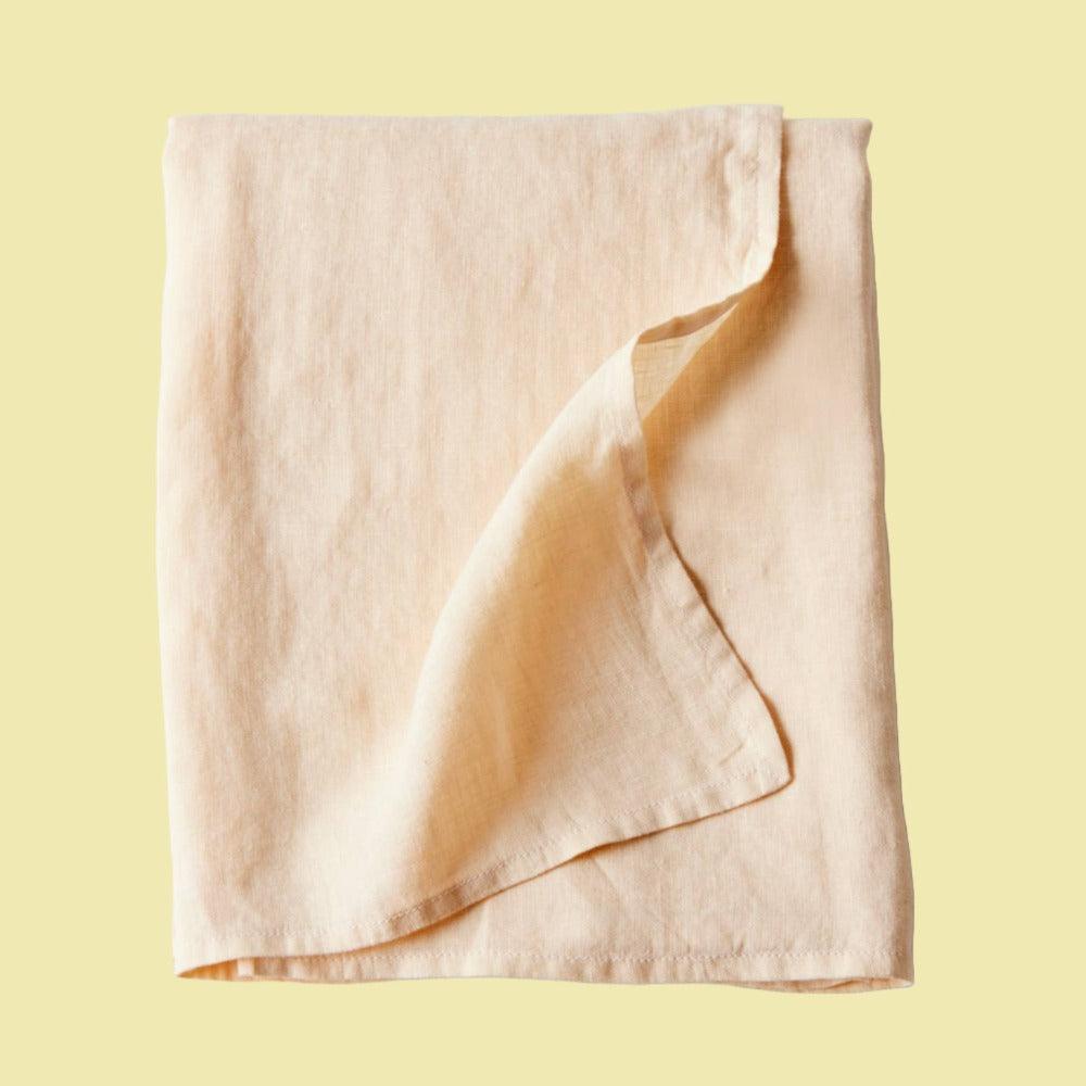 Celina Mancurti Nude Linen Tablecloth