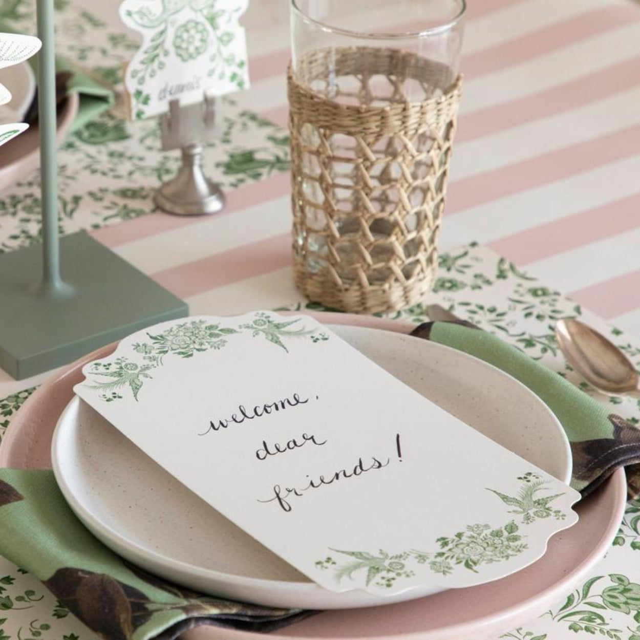Asiatic Pheasants Table Card