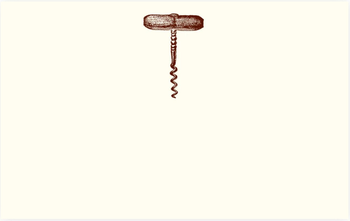 Cork Screw Place Cards