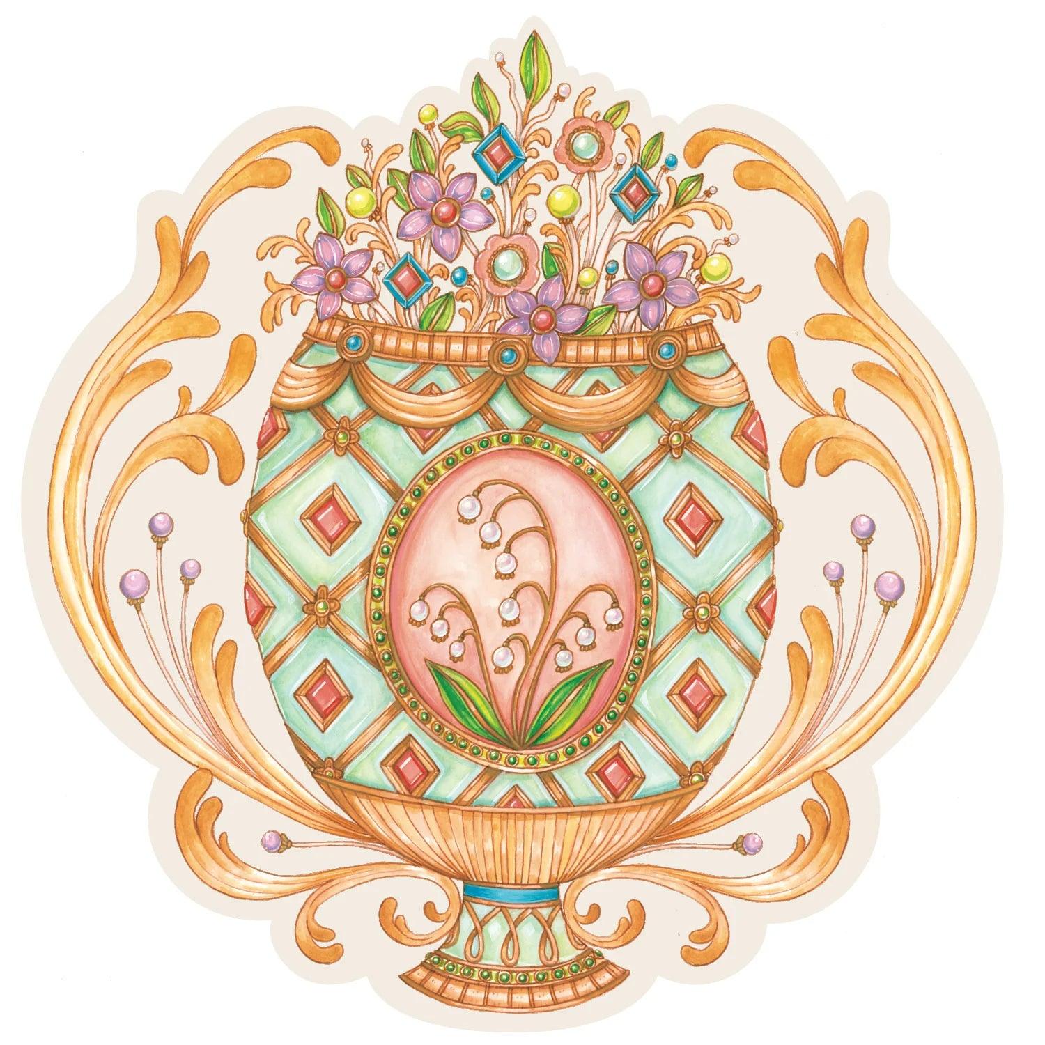 Die Cut Exquisite Egg Placemat - Southern Crafted