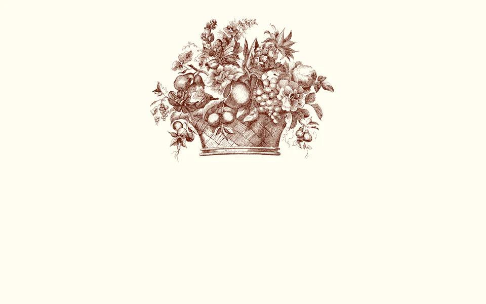 Floral Basket Place Cards 10 pack - Southern Crafted