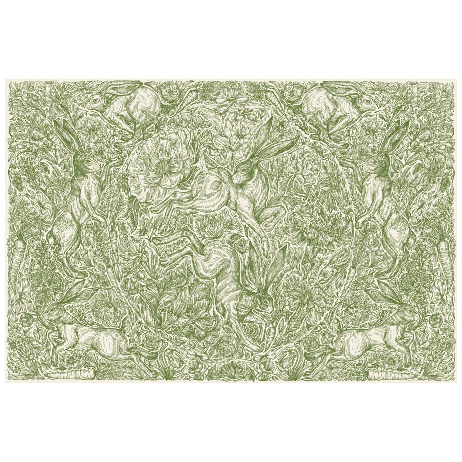 Hare Promenade Placemat pad of 24 - Southern Crafted