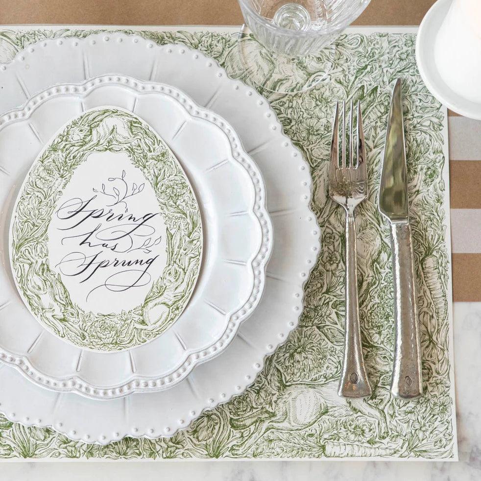 Hare Promenade Placemat pad of 24 - Southern Crafted