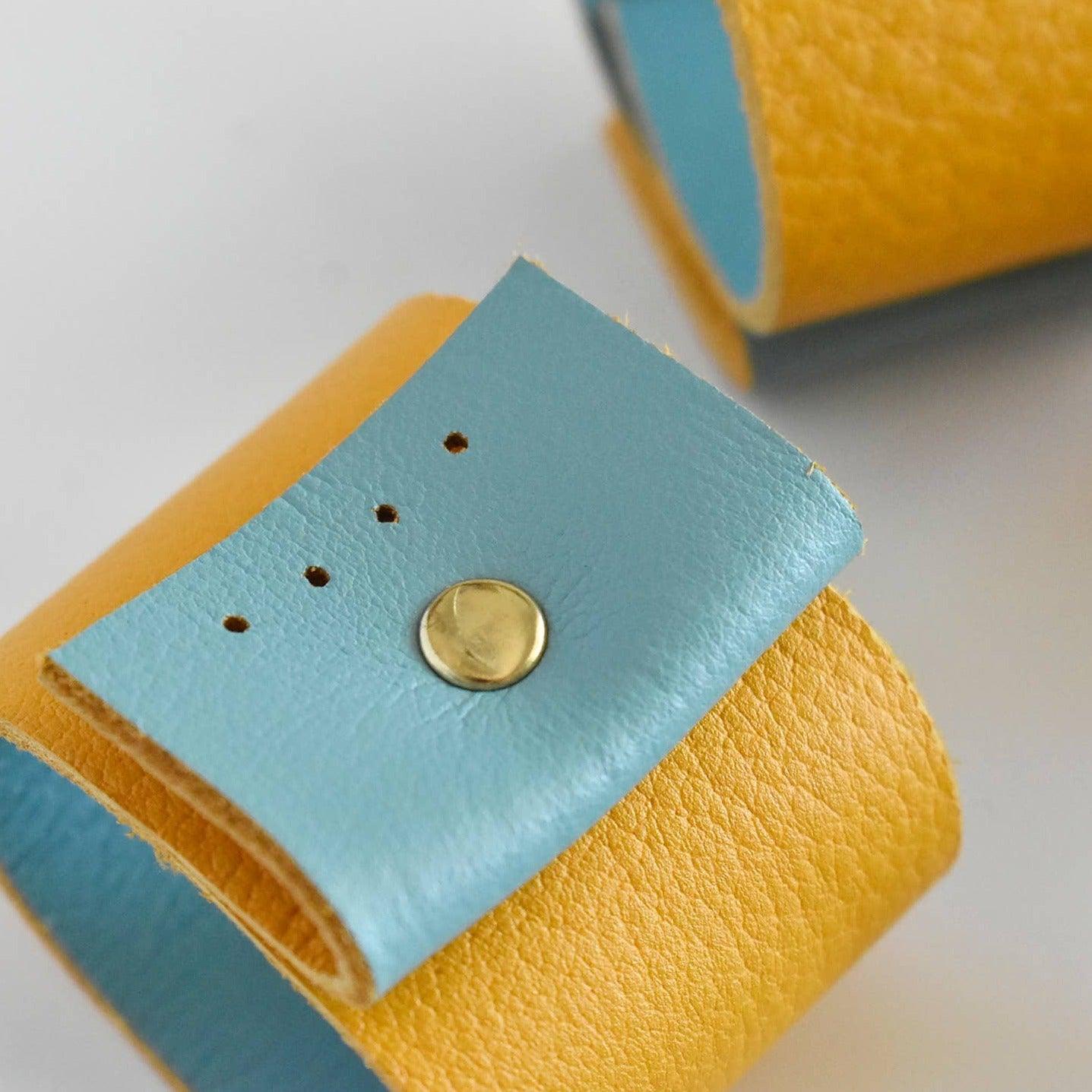 Leather Napkin Rings-Reversible - Southern Crafted