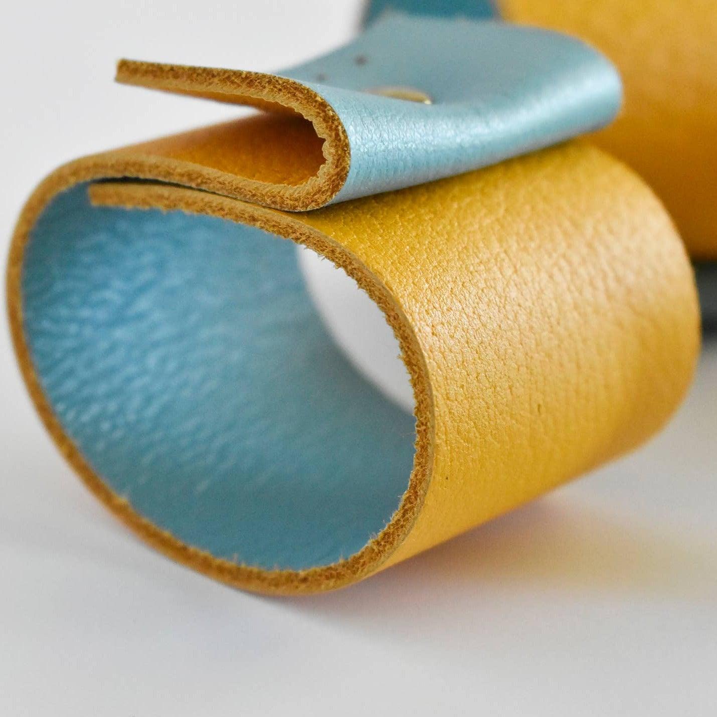 Leather Napkin Rings-Reversible - Southern Crafted