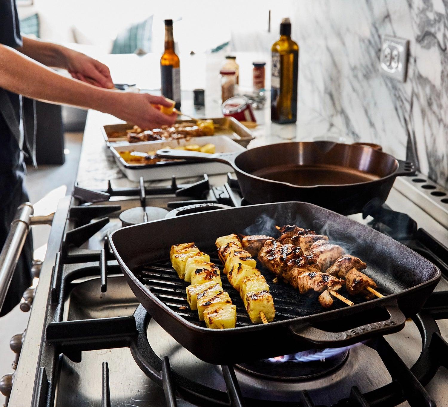 No. 12 Cast Iron Grill Pan - Southern Crafted