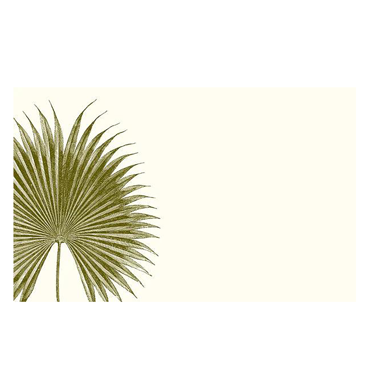 Palm Place Card