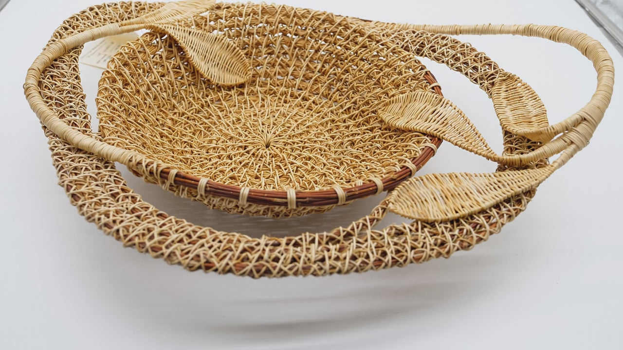 Sculptural Leaf Basket