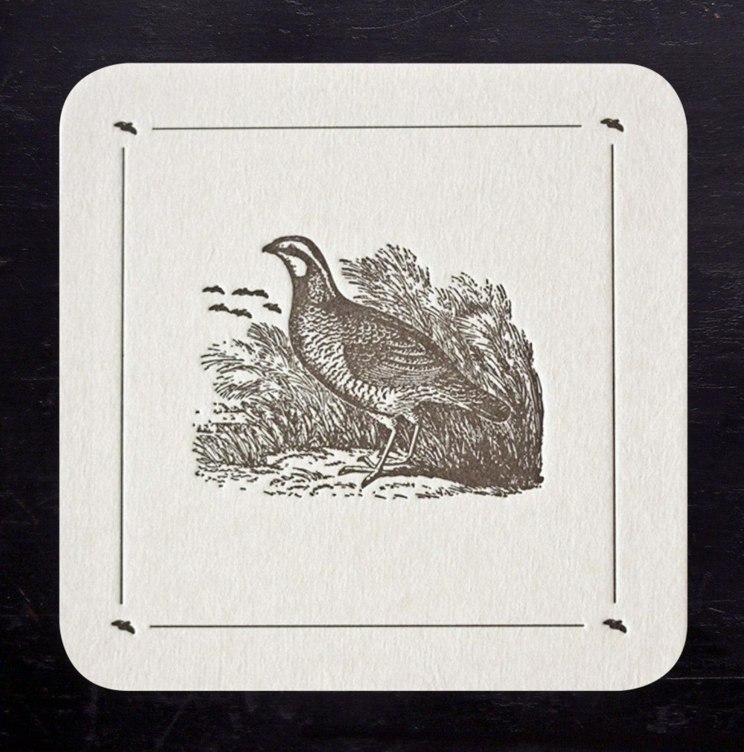 Quail Coasters - Southern Crafted