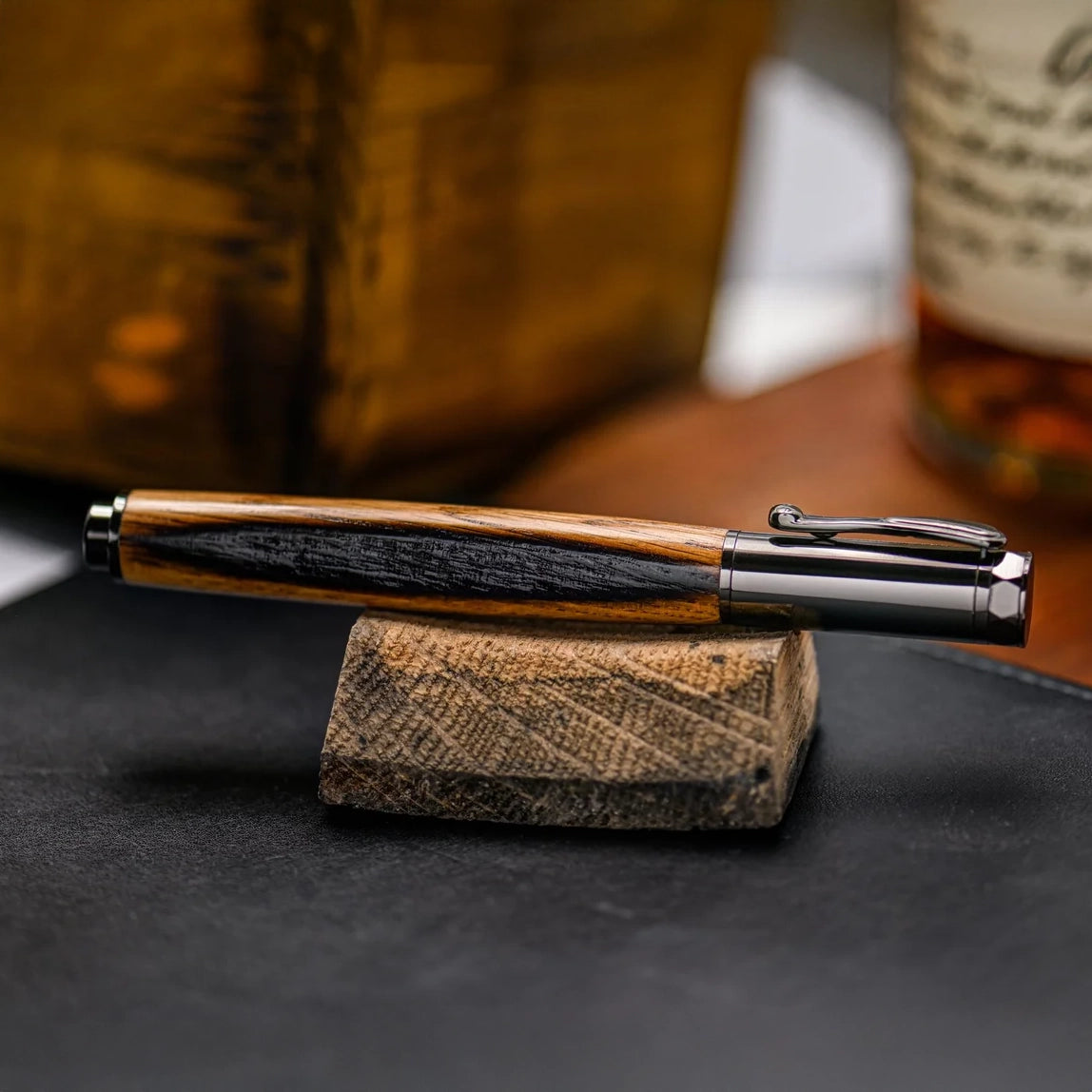 Reclaimed Kentucky Bourbon Barrel Rollerball Pen