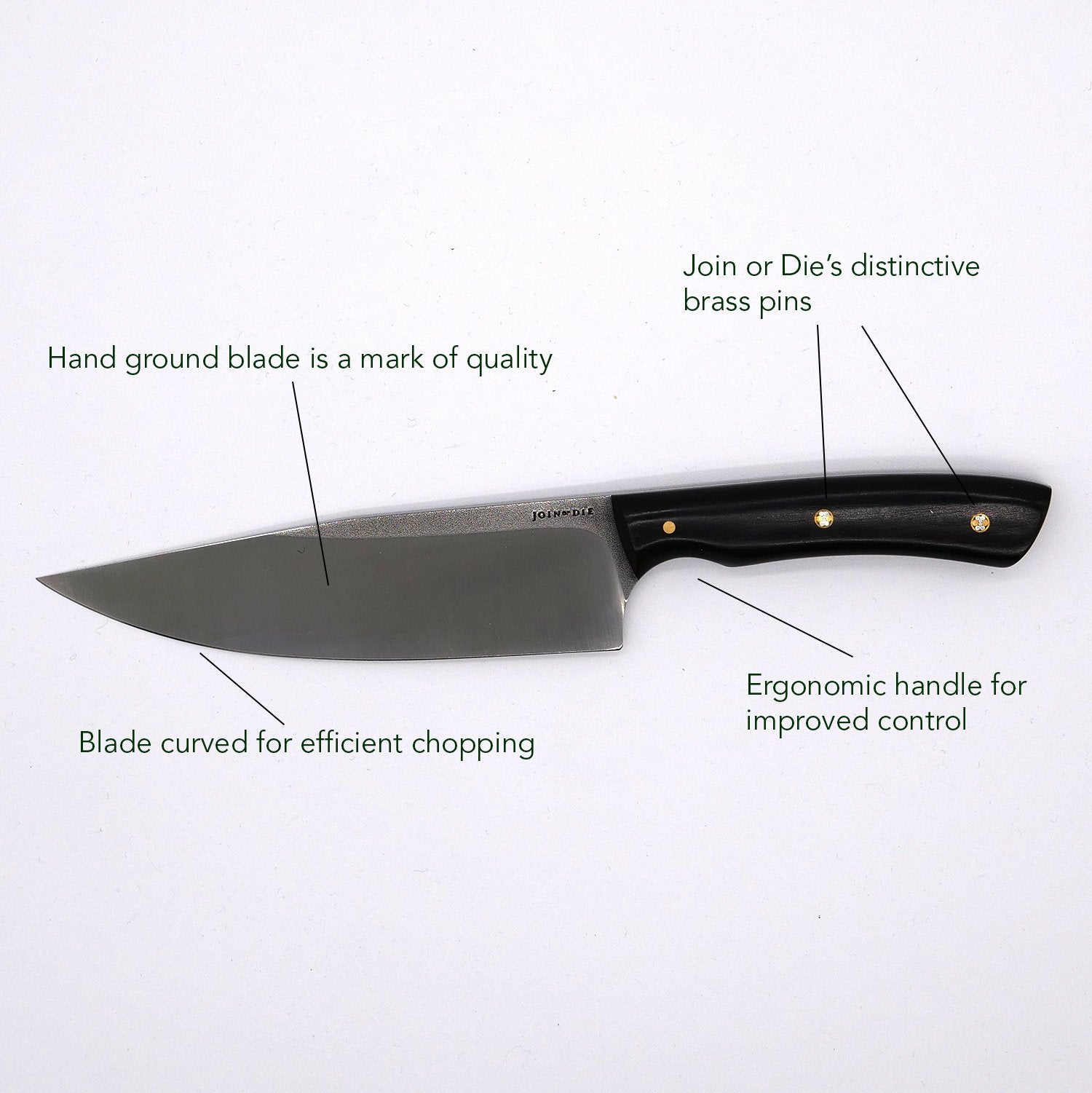African Blackwood Kitchen Knife Set