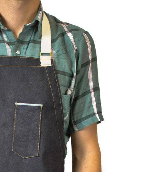 The Jack Selvedge Denim Apron (Indigo) - Southern Crafted