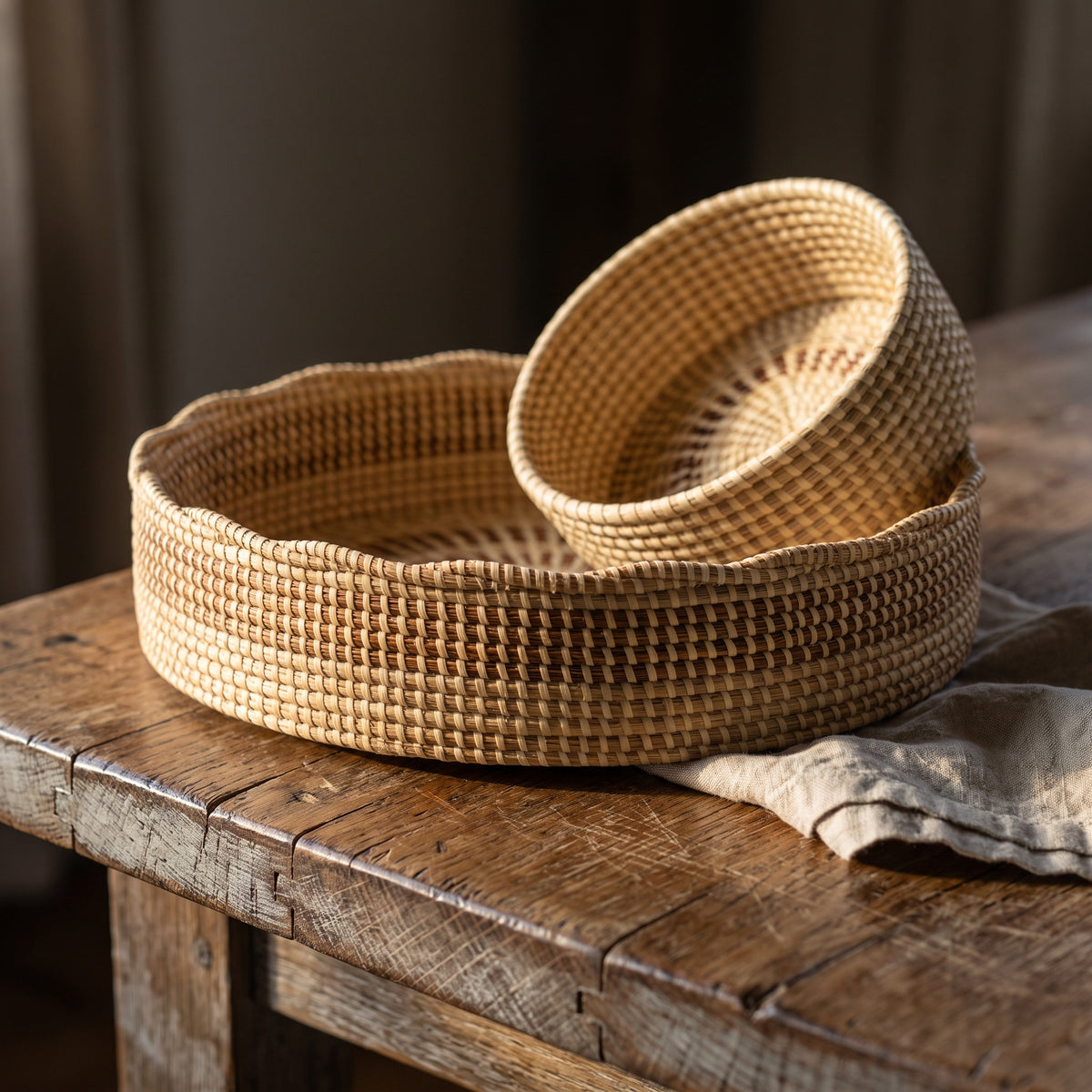 Sewn, not woven