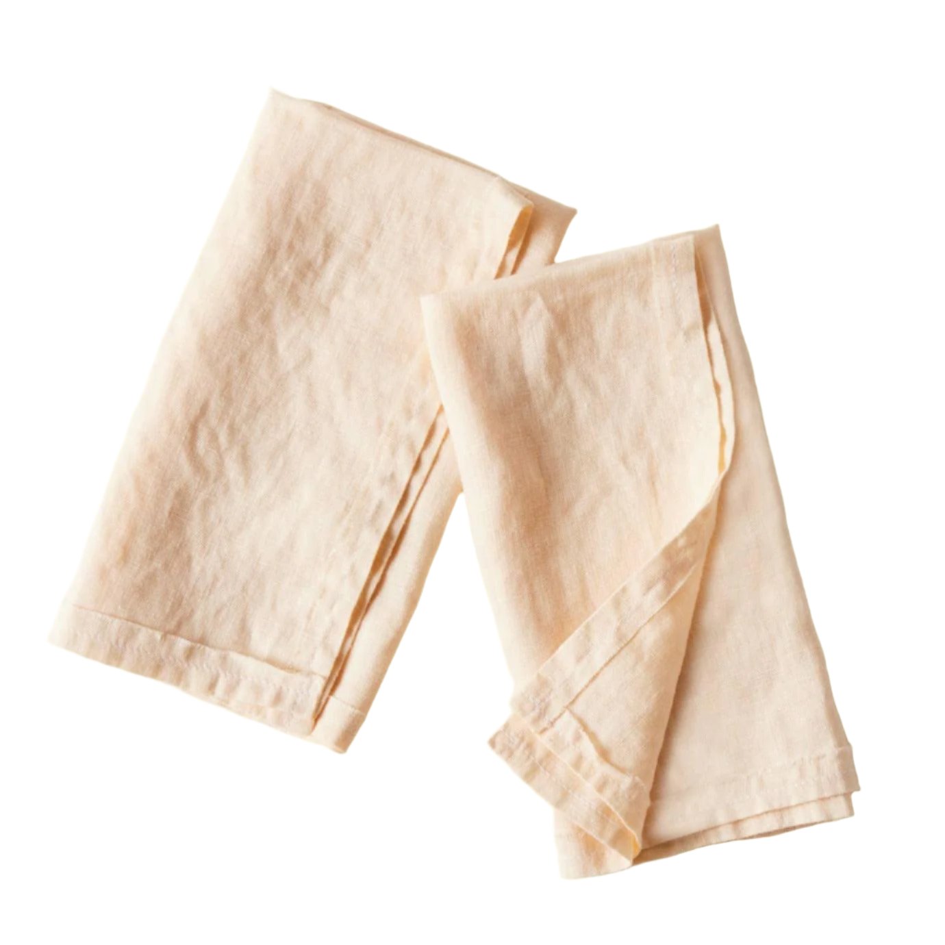 Celina Mancurti Linen Napkins - Nude