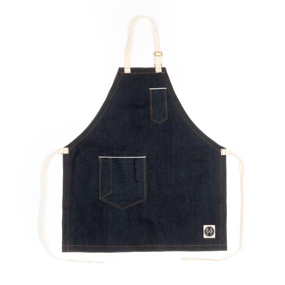 The Jack Selvedge Denim Apron (Indigo) - Southern Crafted