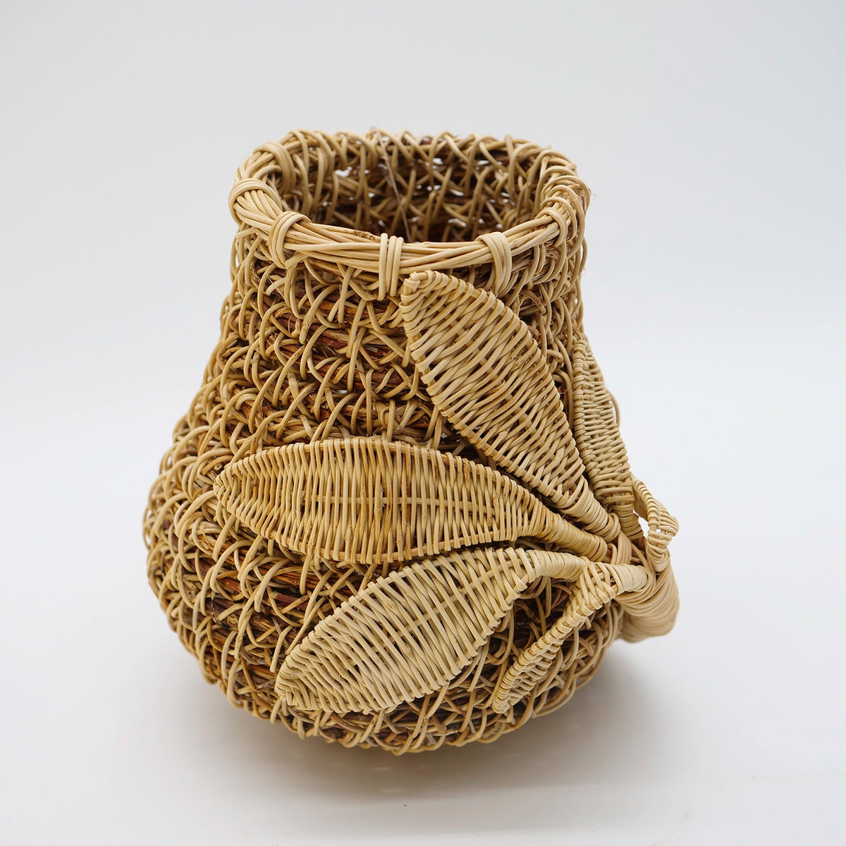 Handwoven Honeysuckle Flower Vase