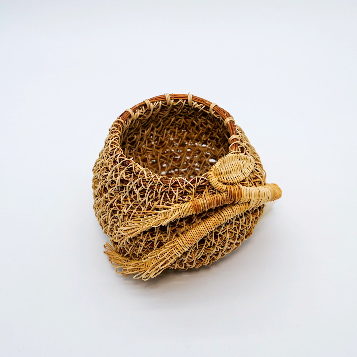 6 inch Wheat Vase Basket