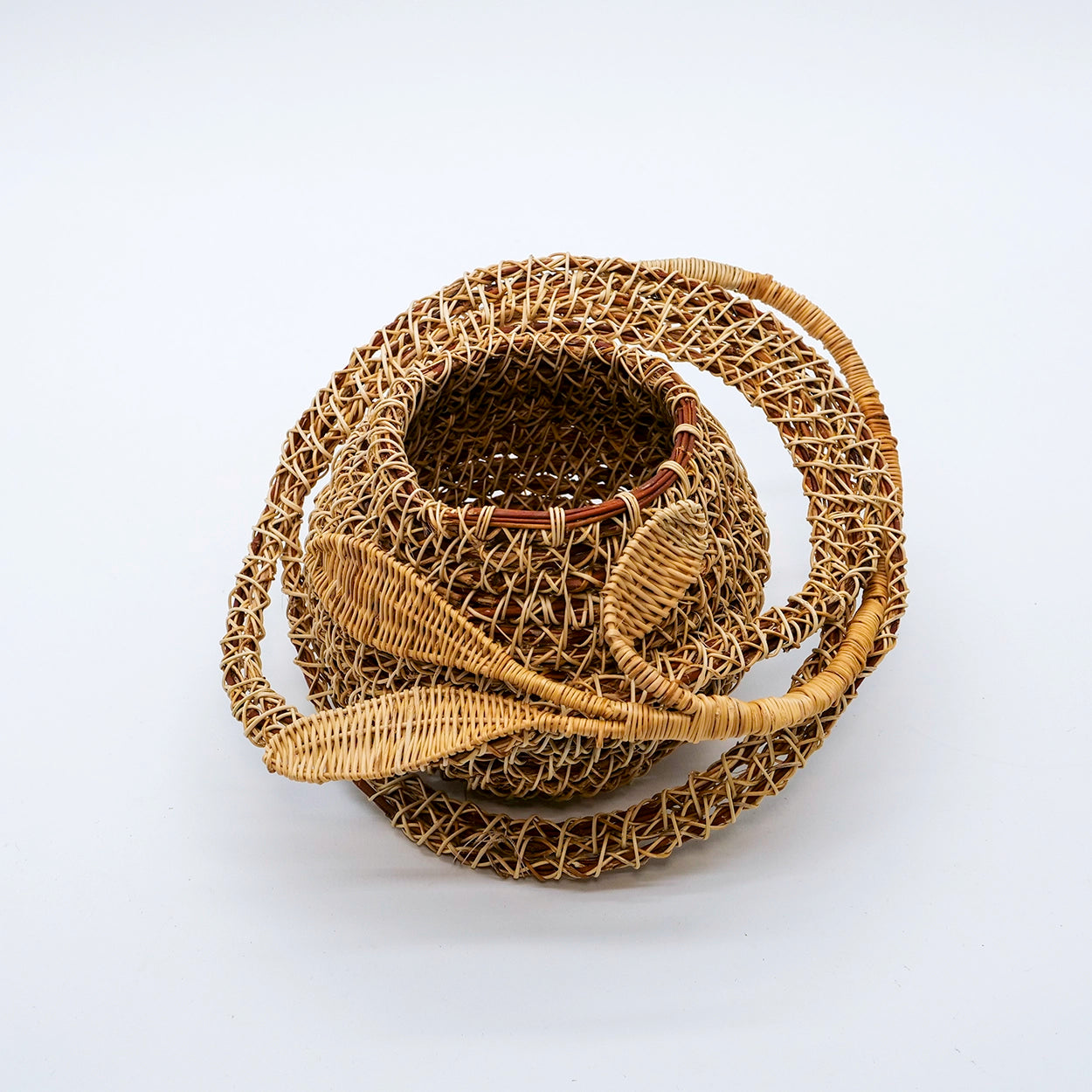 Woven Honeysuckle Sculptural Vase