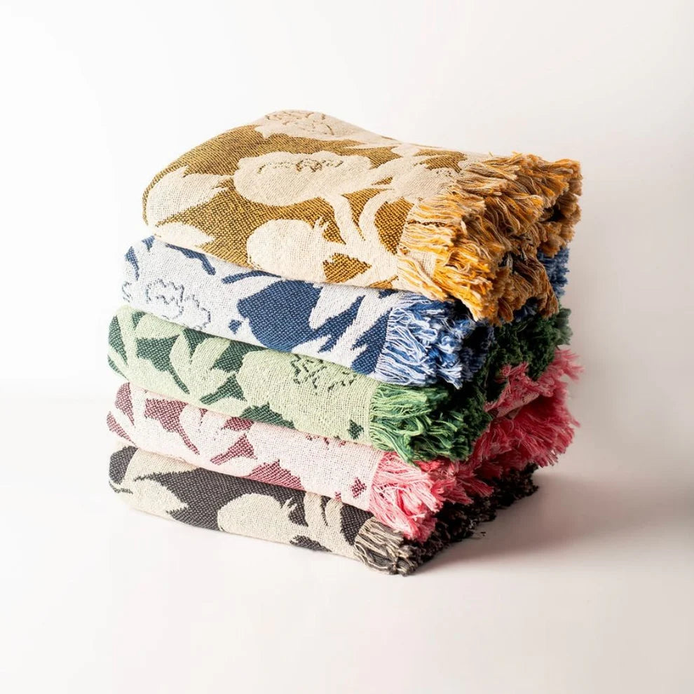 Addy Floral Reversible Throw