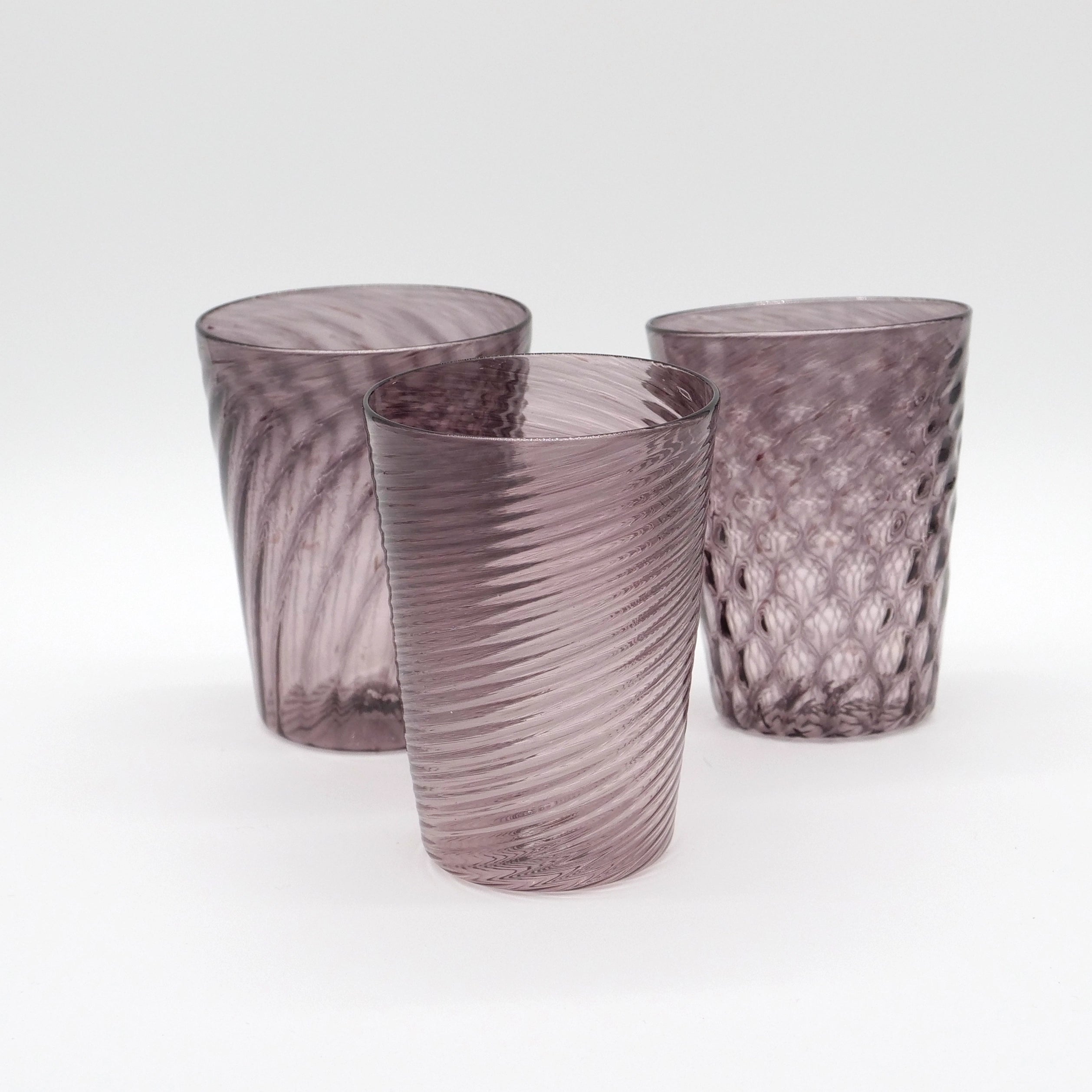 Twisted Glass Tumblers