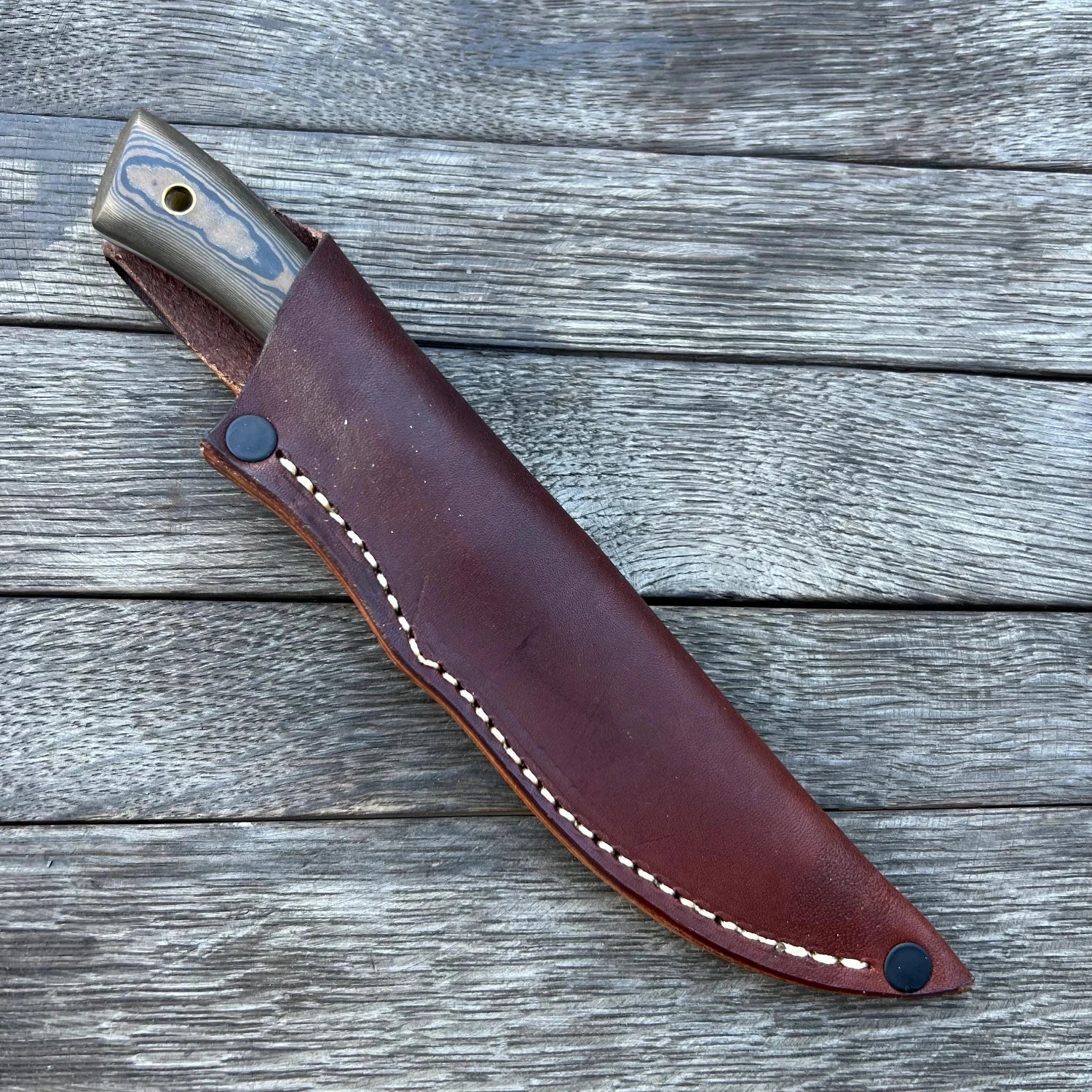 Blueridge Bird and Trout Knife in Sheath