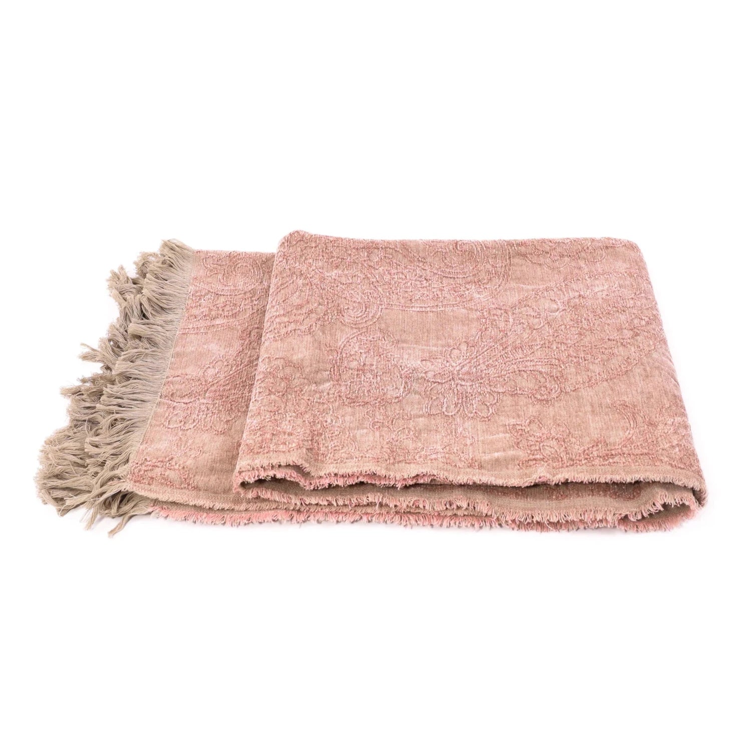 Blush Chenile Throw