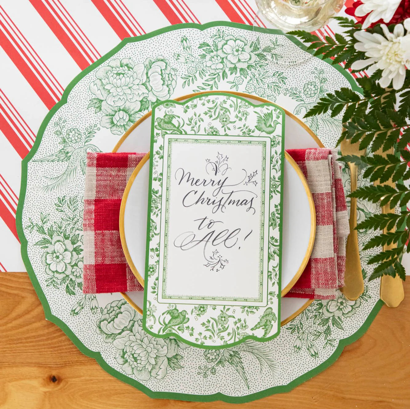 Asiatic Pheasants Placemat - Green