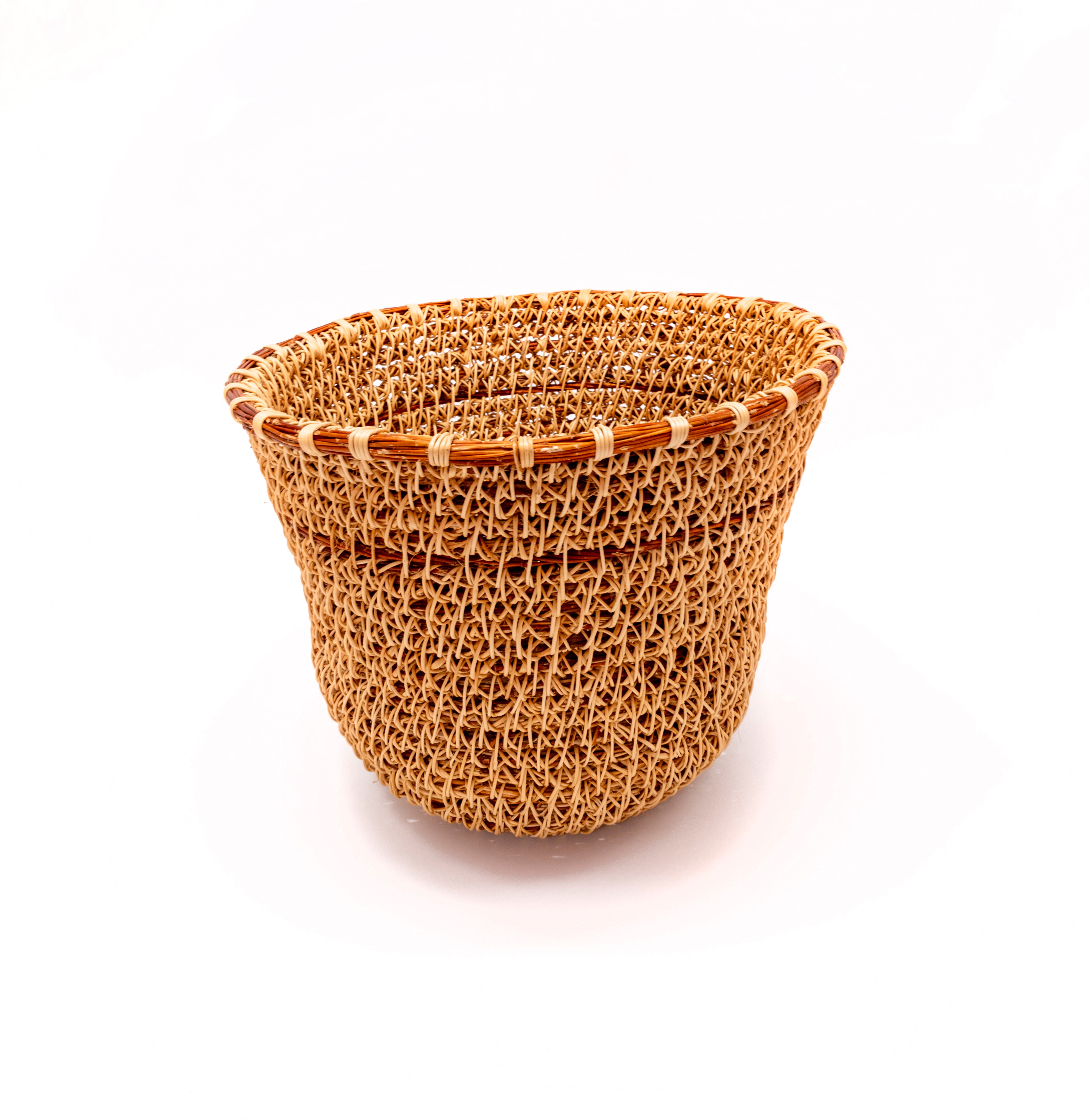 Woven Honeysuckle Tall 12" Basket